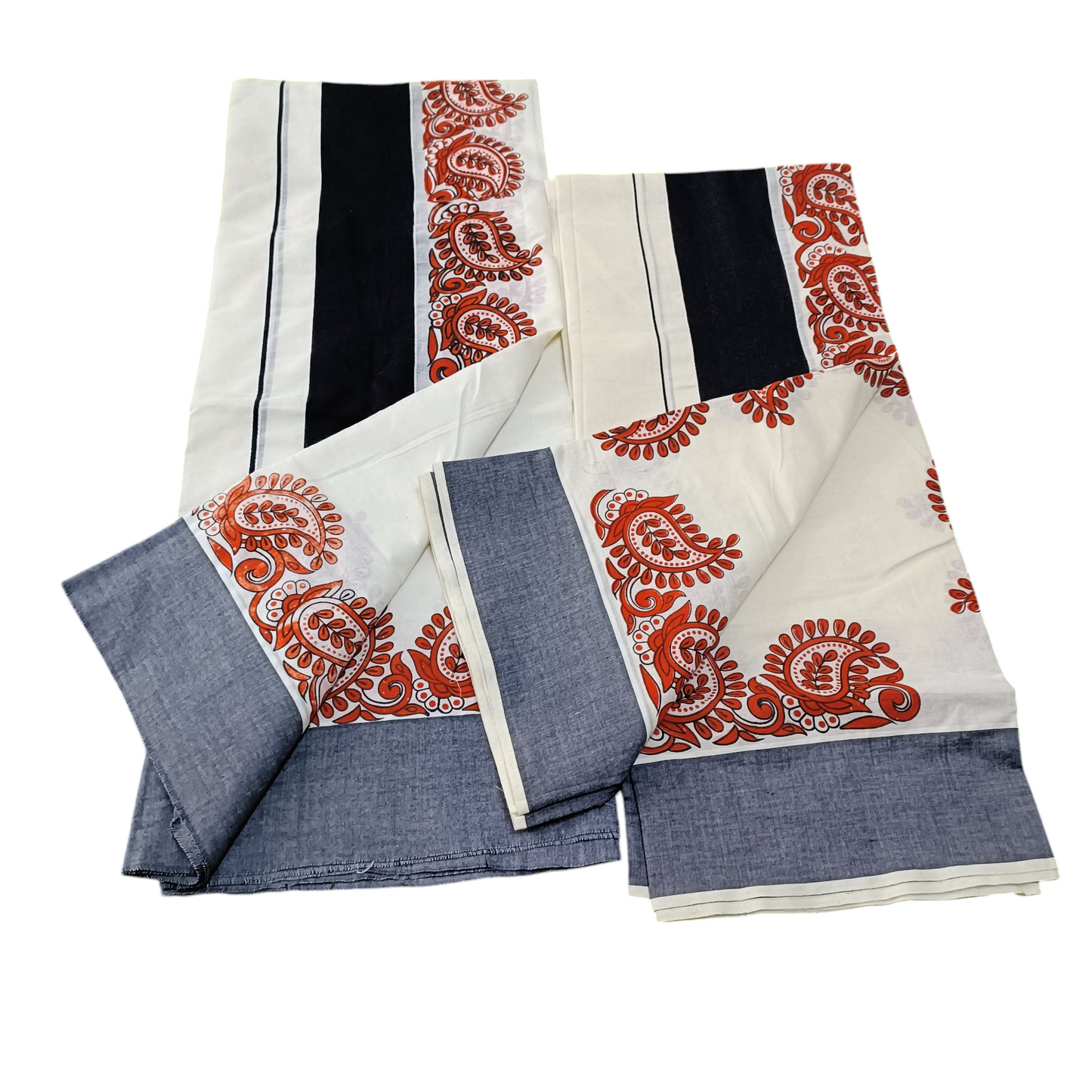 Womens Kerala Traditional Kuthampully Set mundu