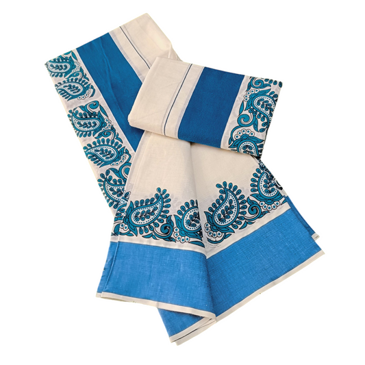 Womens Kerala Traditional Kuthampully Set mundu