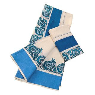 Womens Kerala Traditional Kuthampully Set mundu
