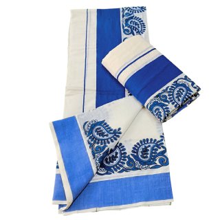 Womens Kerala Traditional Kuthampully Set mundu