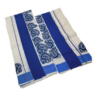 Womens Kerala Traditional Kuthampully Set mundu