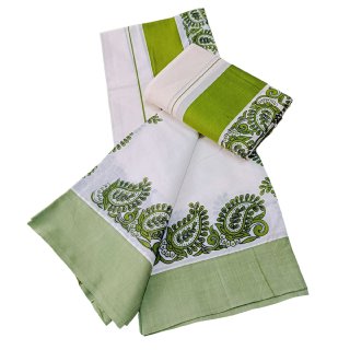 Womens Kerala Traditional Kuthampully Set mundu