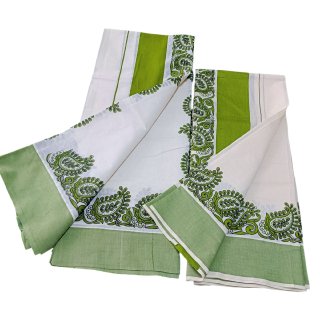 Womens Kerala Traditional Kuthampully Set mundu