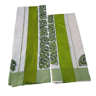 Womens Kerala Traditional Kuthampully Set mundu