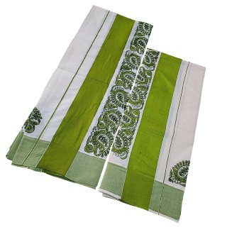 Womens Kerala Traditional Kuthampully Set mundu