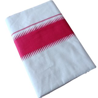 Womens Kerala Traditional Kuthampully Set Saree with Printed Designs