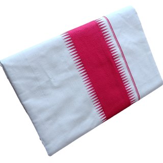 Womens Kerala Traditional Kuthampully Set Saree with Printed Designs