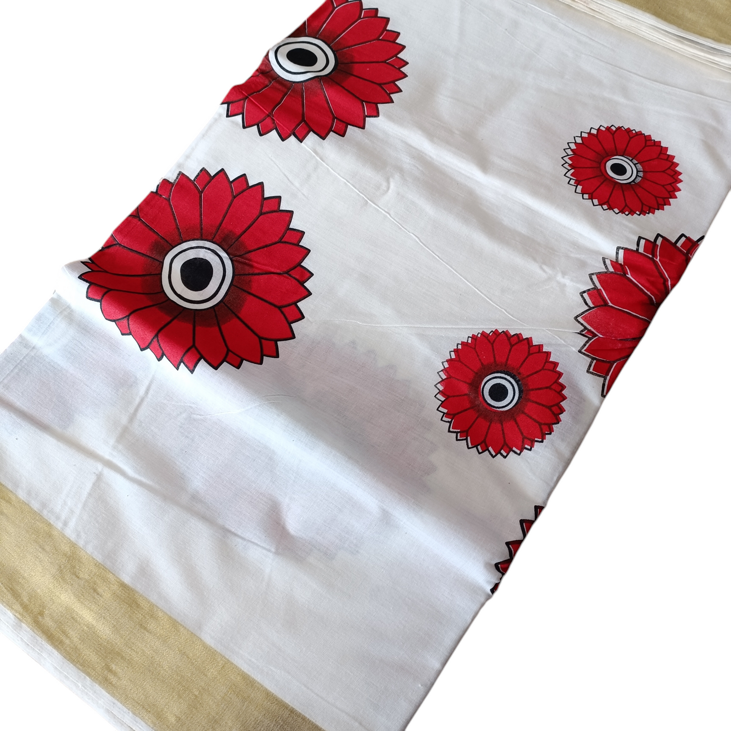 Womens Kerala Traditional Kuthampully Set Saree