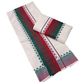 Womens Kerala Traditional Kuthampully Set mundu