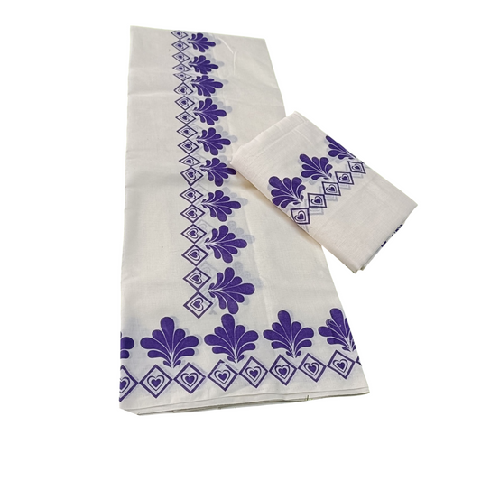 Womens Kerala Traditional Kuthampully Set mundu