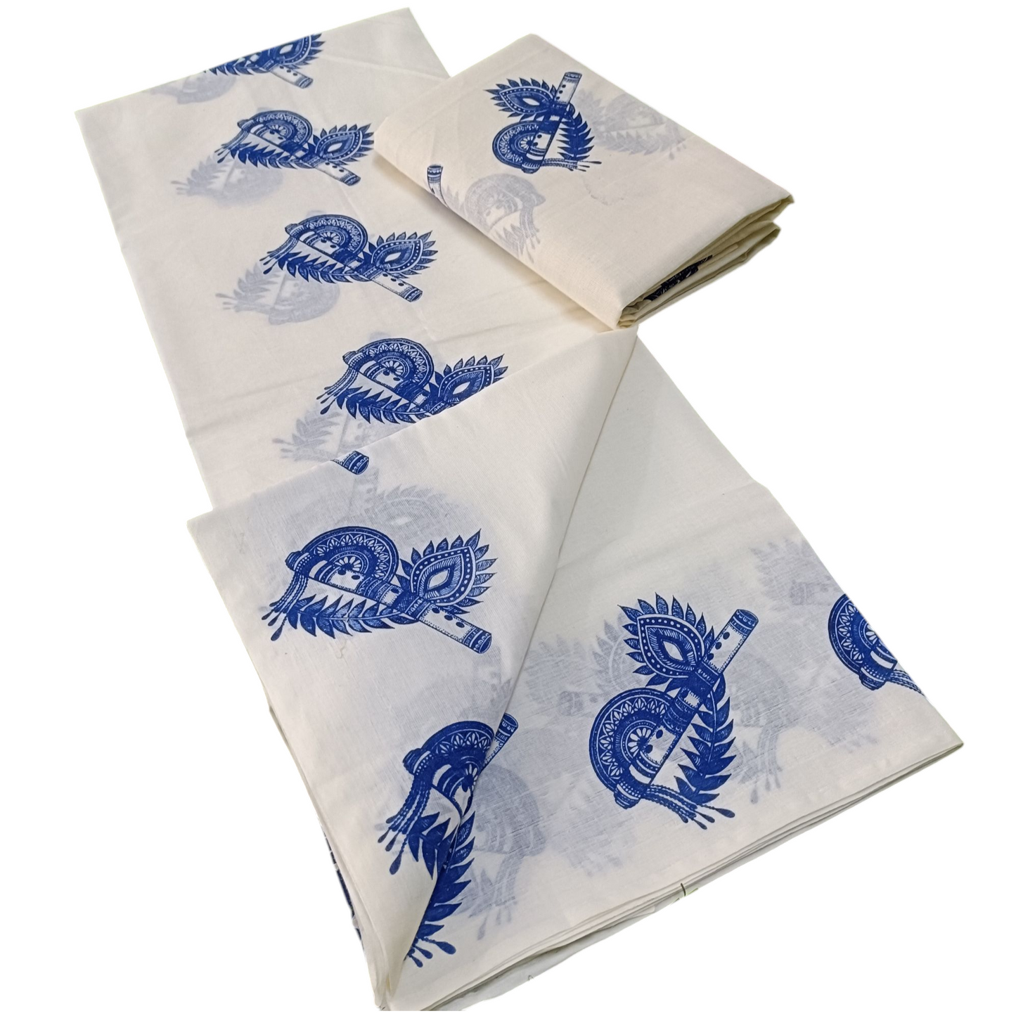 Womens Kerala Traditional Kuthampully Set mundu