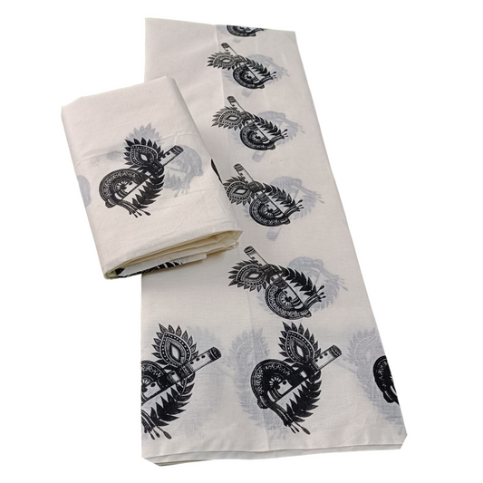 Womens Kerala Traditional Kuthampully Set mundu