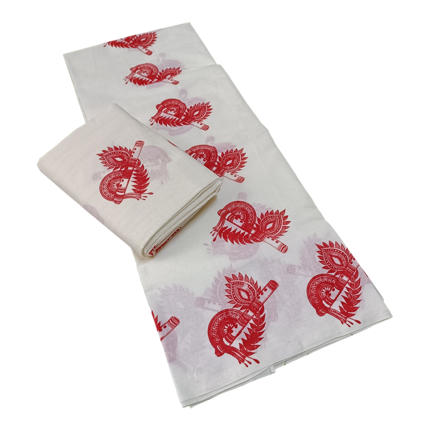 Womens Kerala Traditional Kuthampully Set mundu