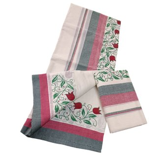 Womens Kerala Traditional Kuthampully Set mundu