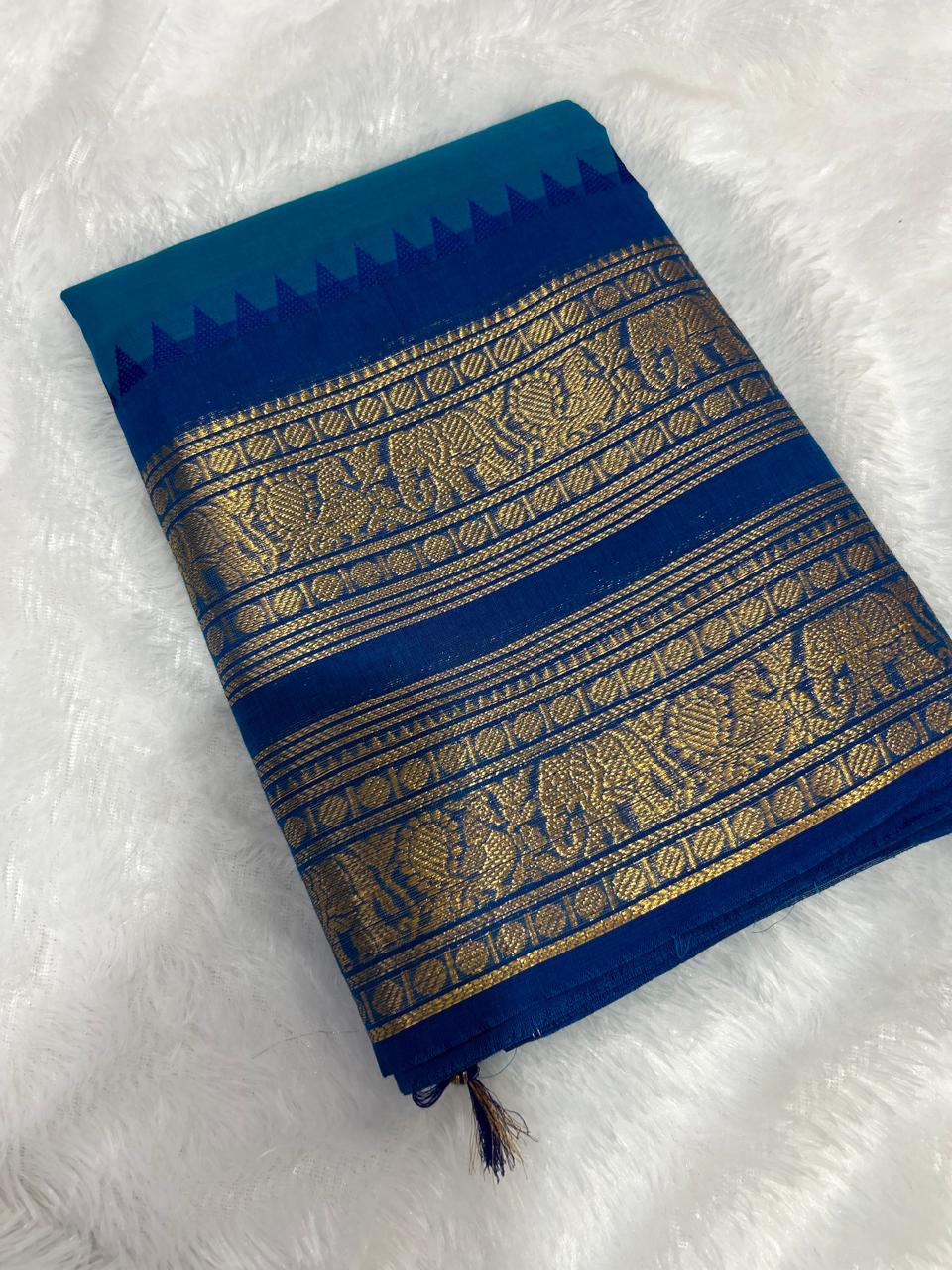 Pure Kanchi Cotton Saree [ MCSAR02 ]