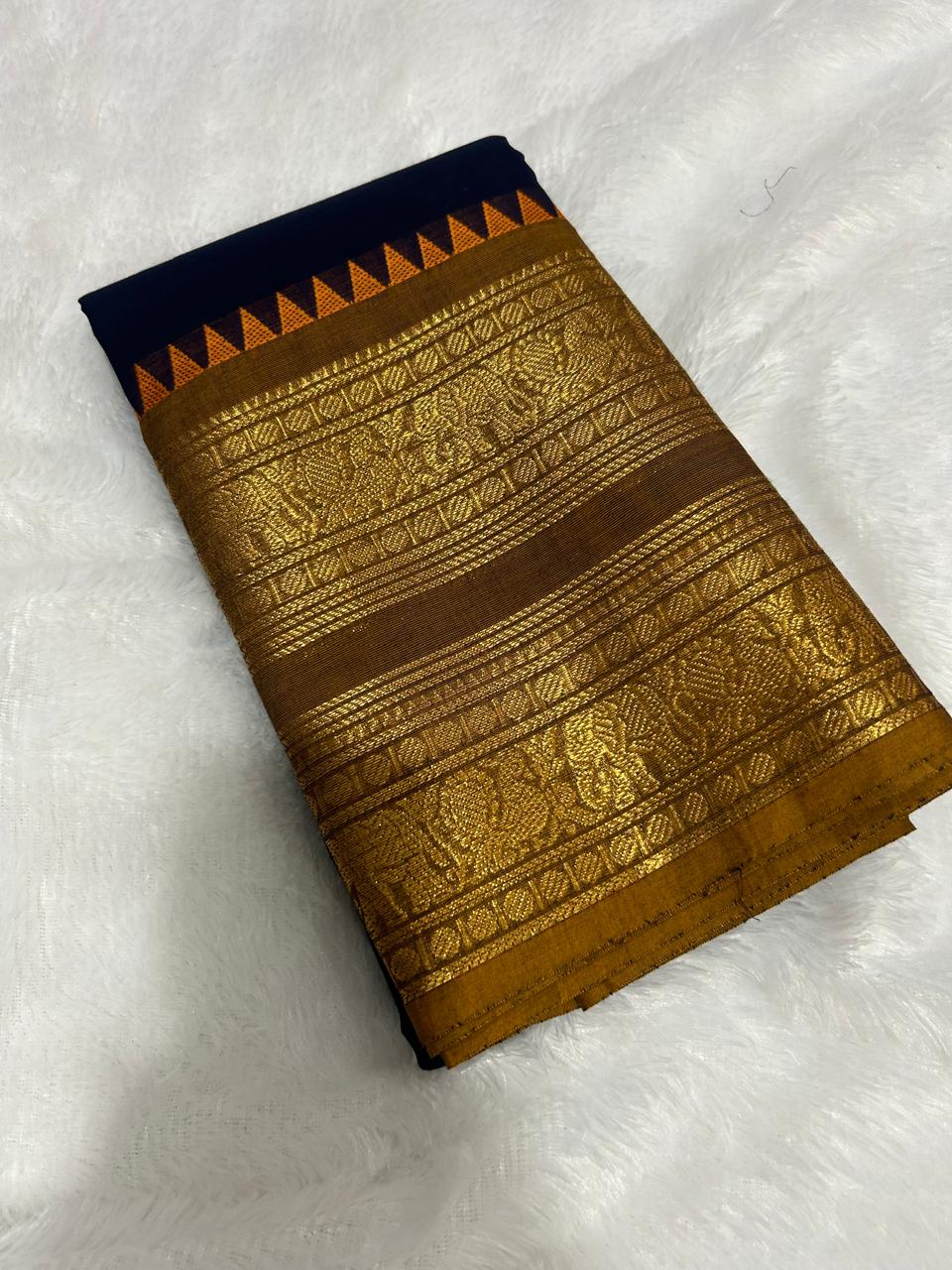 Pure Kanchi Cotton Saree [ MCSAR02 ]